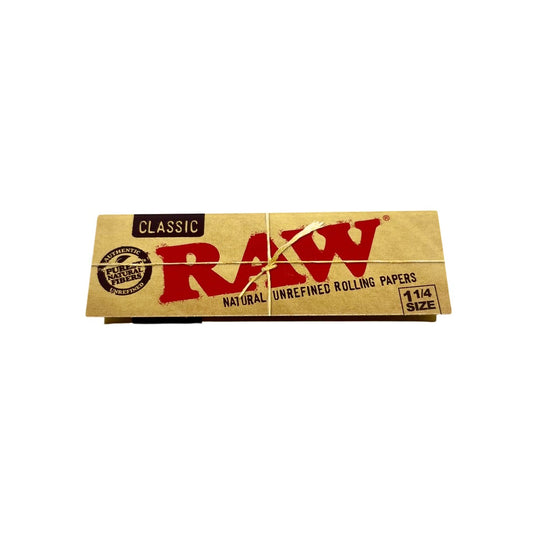 raw 1 1/4” classic rolling papers