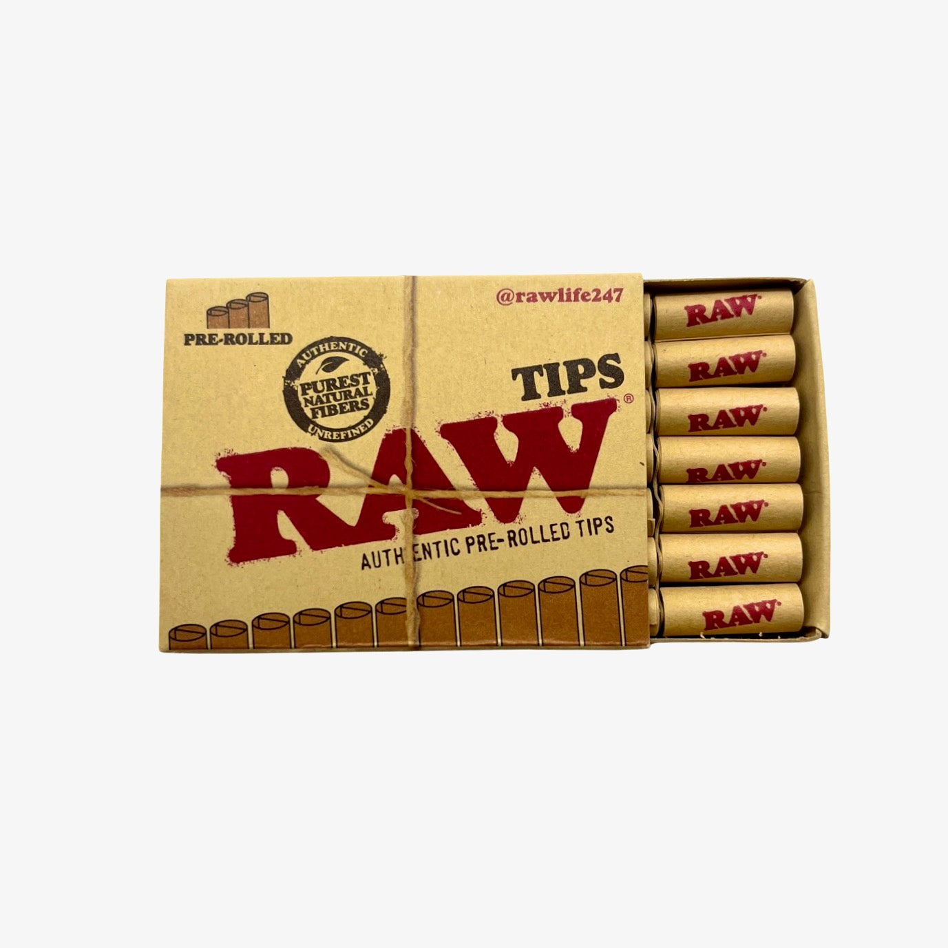 raw pre-rolled tips