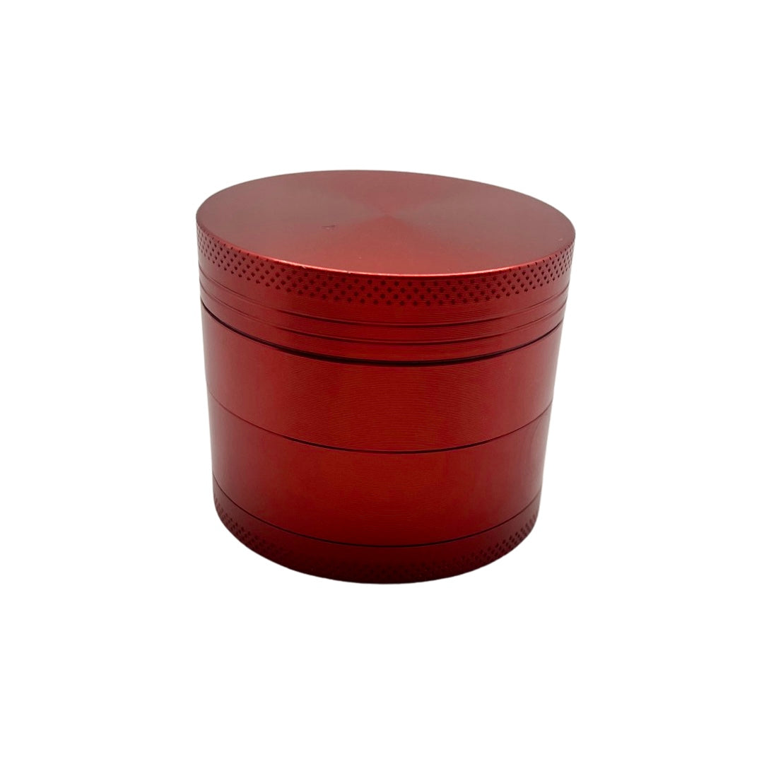 red four piece grinder